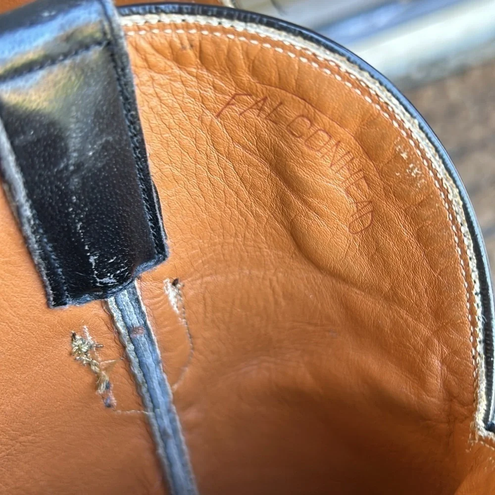 Vintage Falconhead Deer Skin Cowboy Boots See Photos and Measurements for Sizing